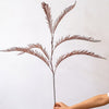 Red Brown Artificial Fern Leaf Stem