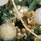 JUTE ORNAMENTS WITH GLITTER