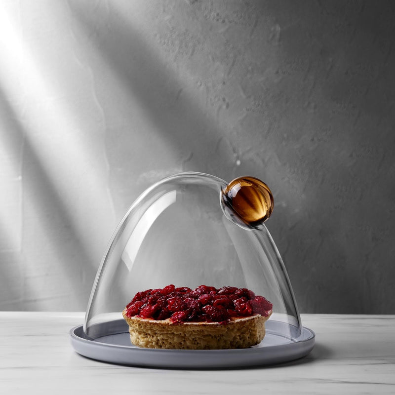 Handcrafted lead-free crystal cake dome – Juno Collection by NUDE
