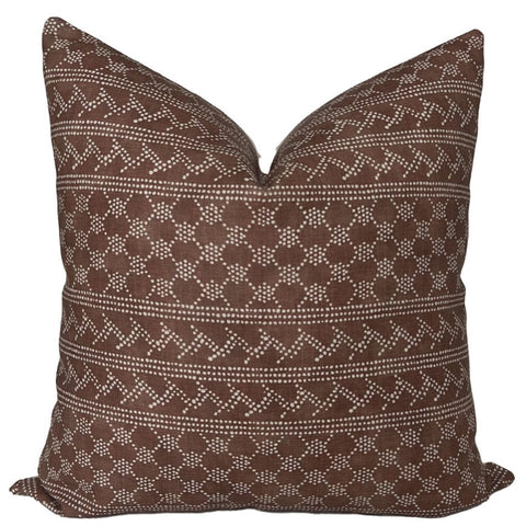 Kidara Pecan Pillow Cover by One Affirmation