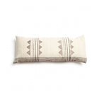 Kora white and black handwoven lumbar pillow cover, 14x35 – One Affirmation