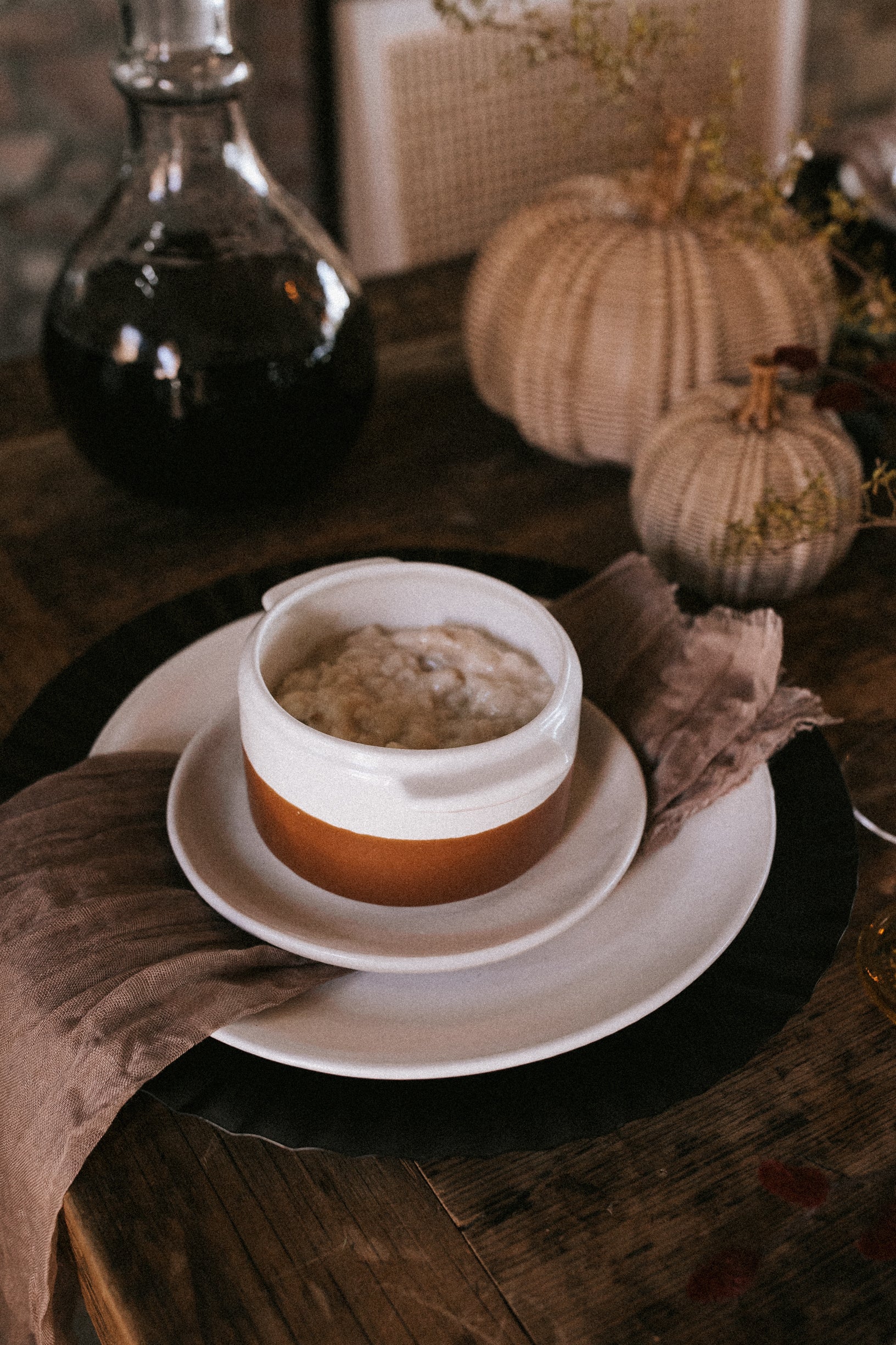 Handmade 7-inch white appetizer plates stacked