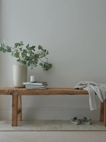 Large Elm Wood Bench Inspo