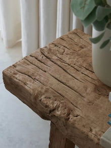 Large Elm Wood Bench Inspo