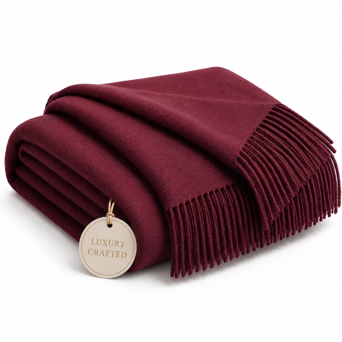 100% Cashmere Throw Blanket - 54"x60"