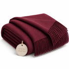 100% Cashmere Throw Blanket - 54"x60"