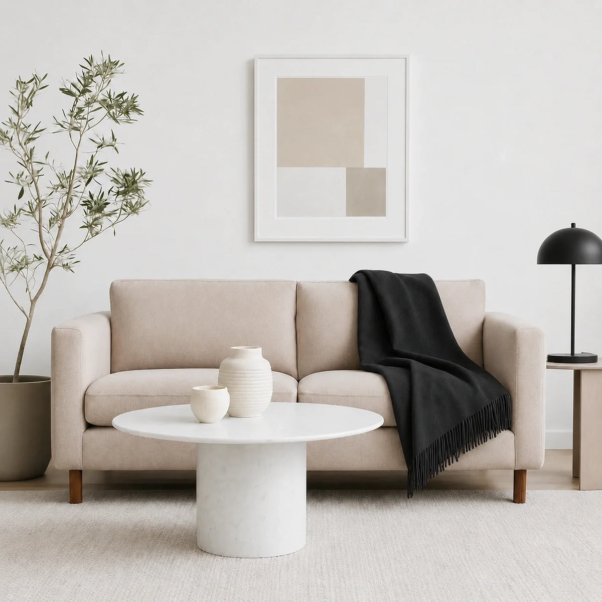 100% Cashmere Throw Blanket - 54"x60"
