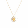 Mother of Pearl Zodiac Pendant Necklace