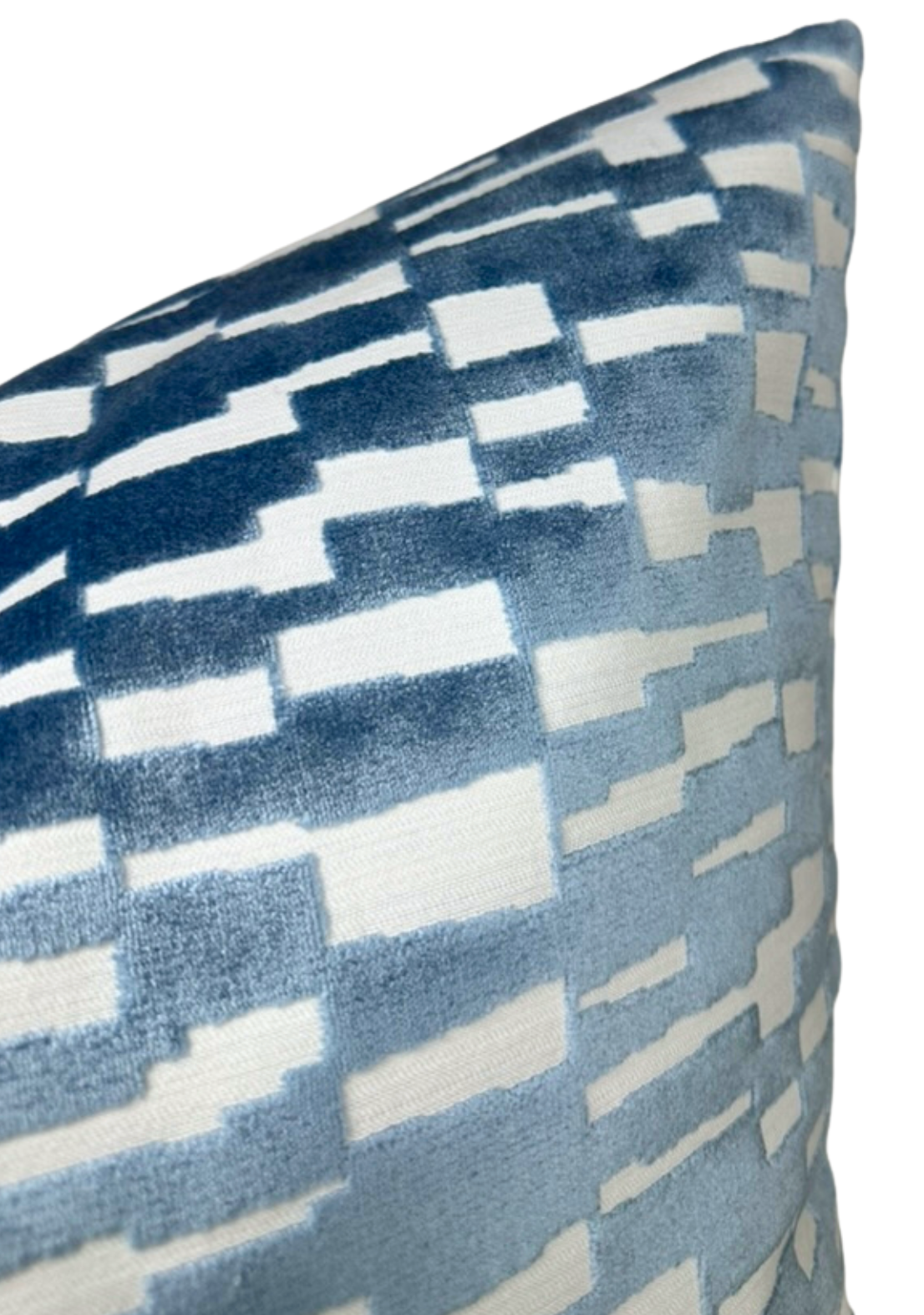 Ready to Ship, 16x24, Mod Velvet Pillow Covers in Blue