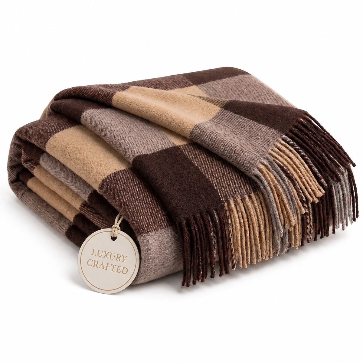 100% Cashmere Throw Blanket - 54"x60"