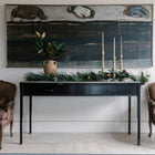 Faux greenery garland with magnolia leaves and eucalyptus