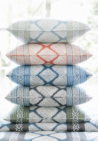 Austin Pillow Cover in Navy Blue, Thibaut Pillows