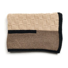 Muhu brown gray hand knitted alpaca blanket shawl – One Affirmation