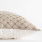 Ayla Floral Block Printed Pillow Cover | Mustard
