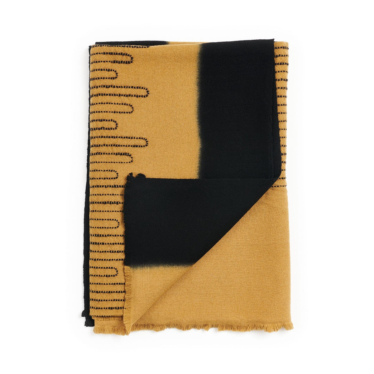 Topaz brown Myrtle Drift handwoven merino throw – One Affirmation
