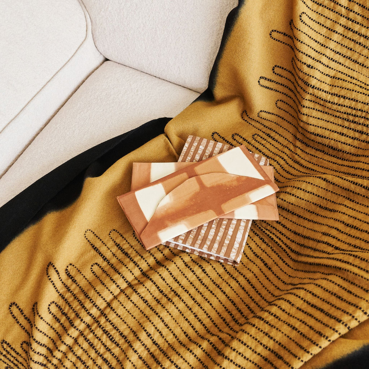 Topaz brown Myrtle Drift handwoven merino throw – One Affirmation