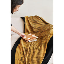 Topaz brown Myrtle Drift handwoven merino throw – One Affirmation