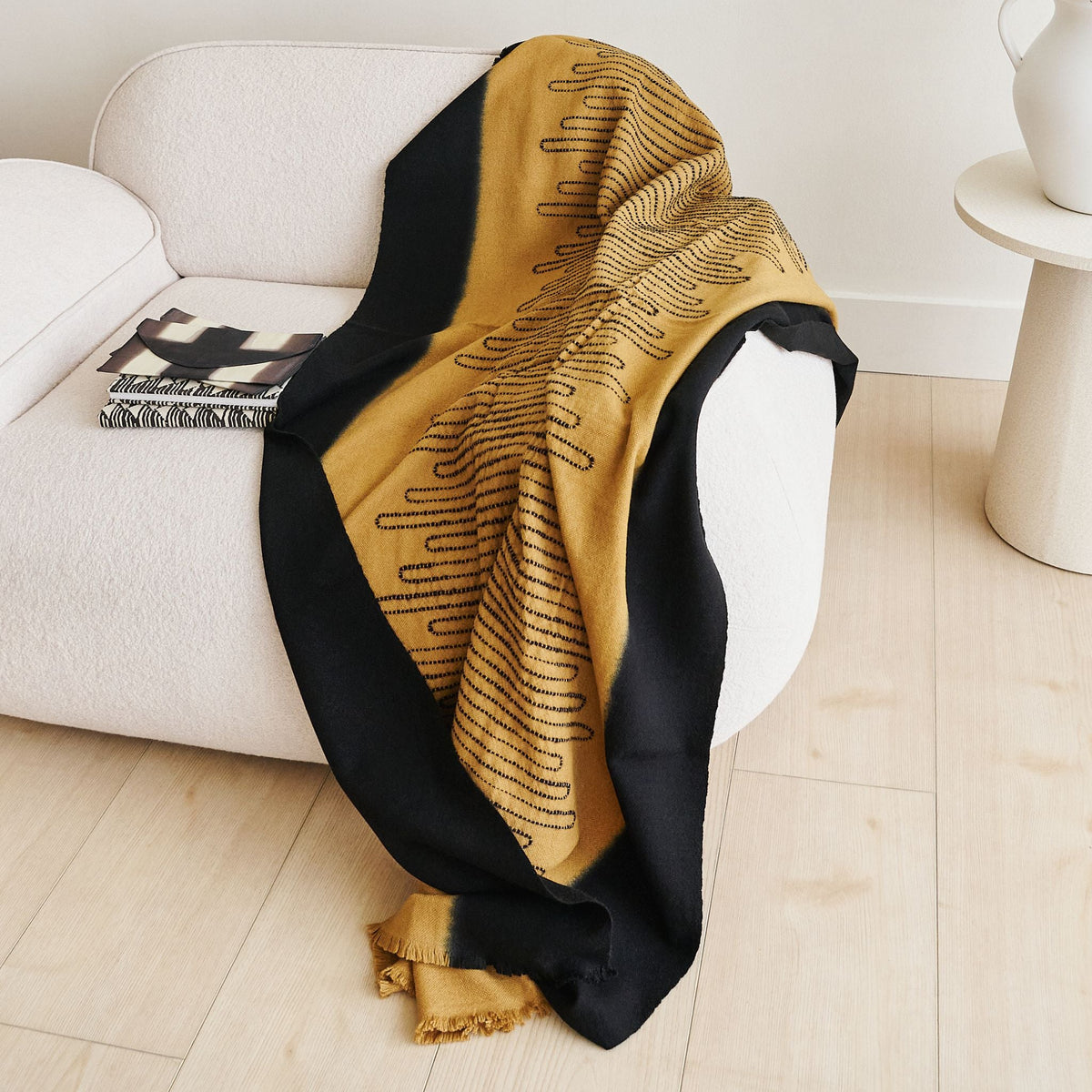 Topaz brown Myrtle Drift handwoven merino throw – One Affirmation