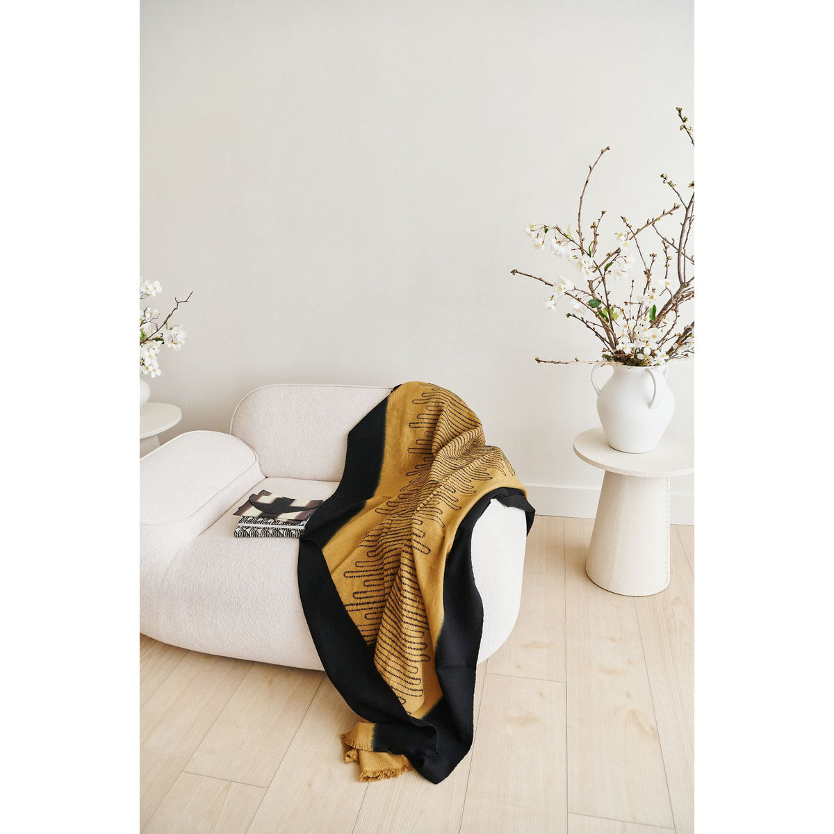 Topaz brown Myrtle Drift handwoven merino throw – One Affirmation