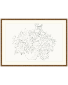 Vase of Flowers Sketch