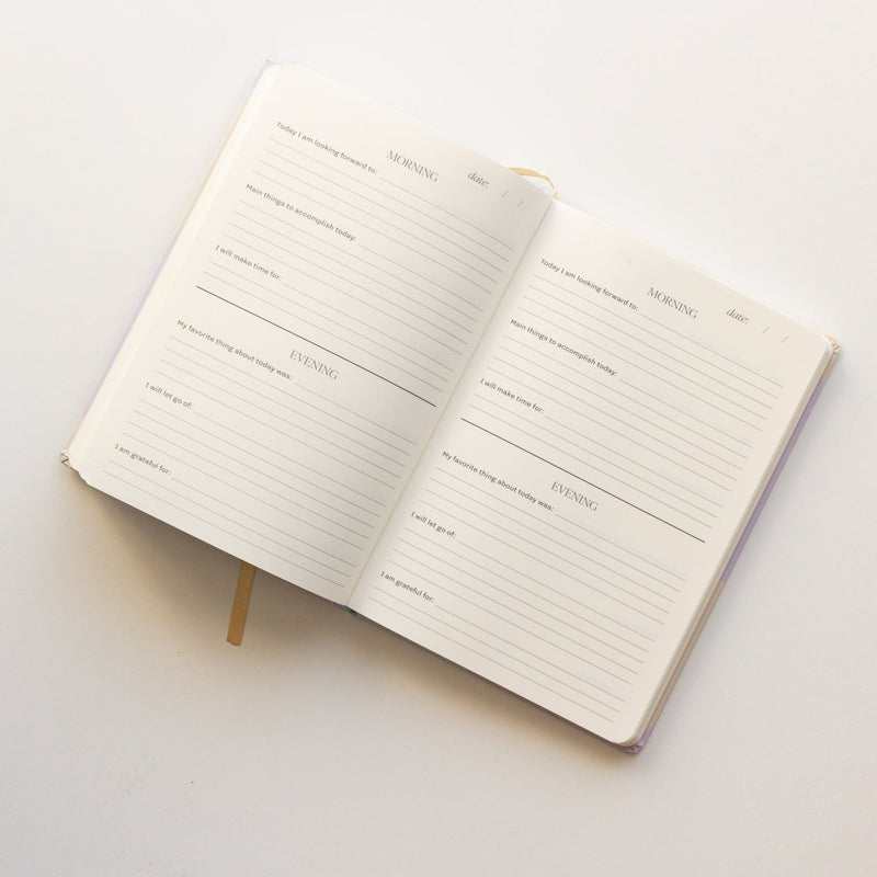 Daily five-minute gratitude and reflection journal