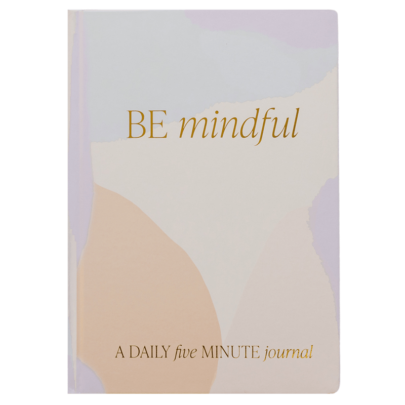 Be Mindful Journal with pastel cover and gold foil