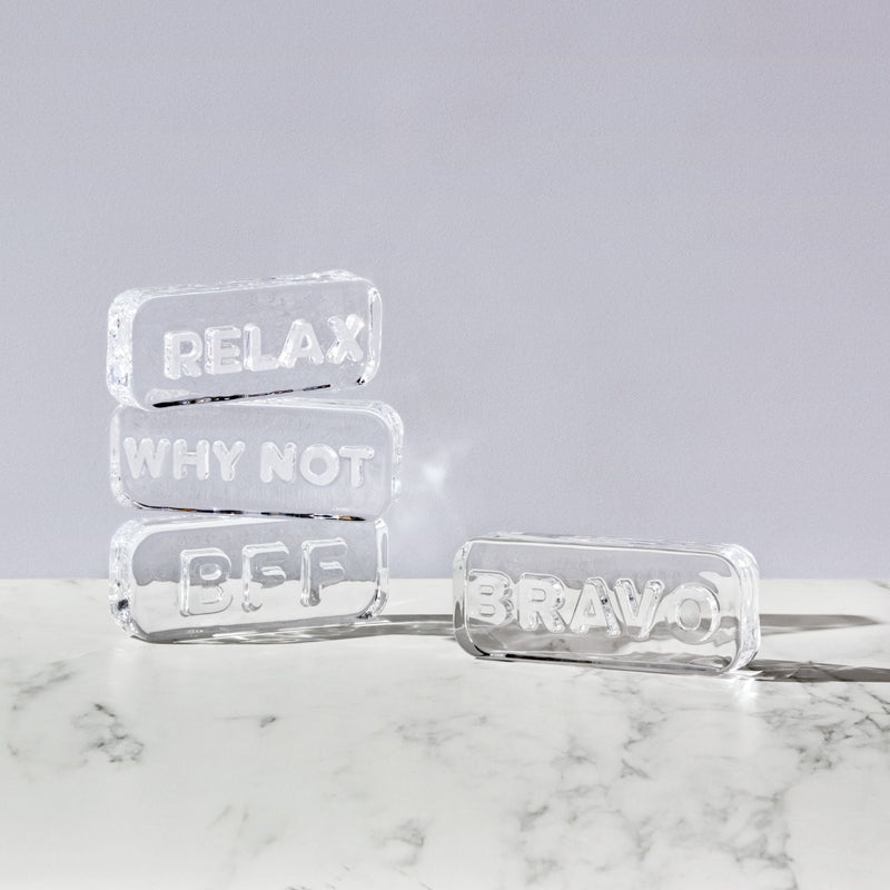 Bravo paperweight by Ayşe Birsel + Bibi Seck