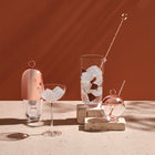 Elegant Hepburn Alchemy Glass by Brad Ascalon with copper details