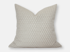 Talisa ivory textured floral pillow cover