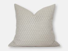 Talisa ivory textured floral pillow cover