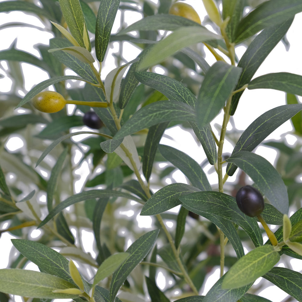 CG Hunter 7.5' faux olive tree for home decor