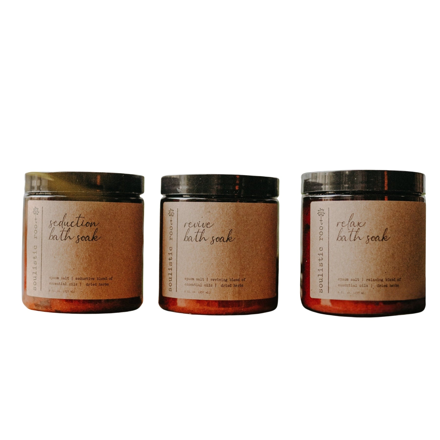 Seduction Bath Soak with rose petals and jasmine