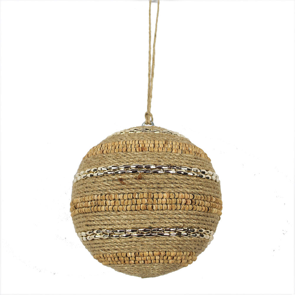 Jute Wrapped Ornaments