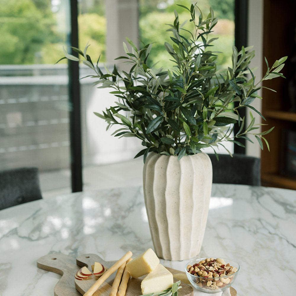 artificial olive plant arrangement in pot Faux Olive Arrangement in Vase, 30 in