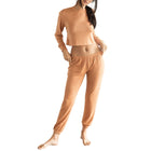 Relaxed sweatpants with tapered leg fit