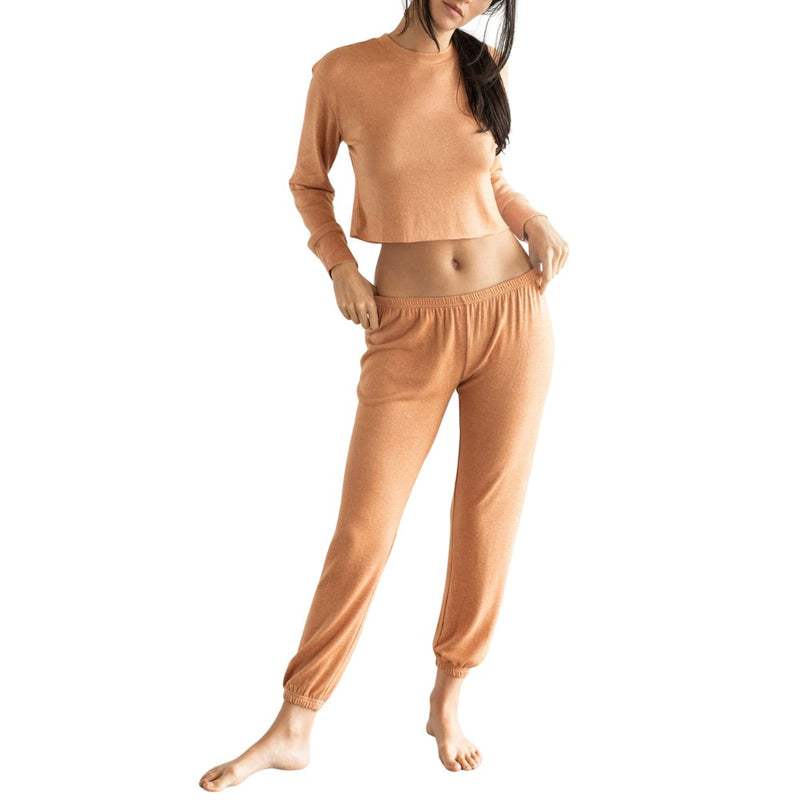 Relaxed sweatpants with tapered leg fit