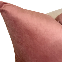 Dusty Rose Velvet Pillow cover