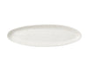 Handcrafted porcelain appetizer tray with white glaze