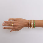 Nicola CZ Bracelet displayed on neutral background