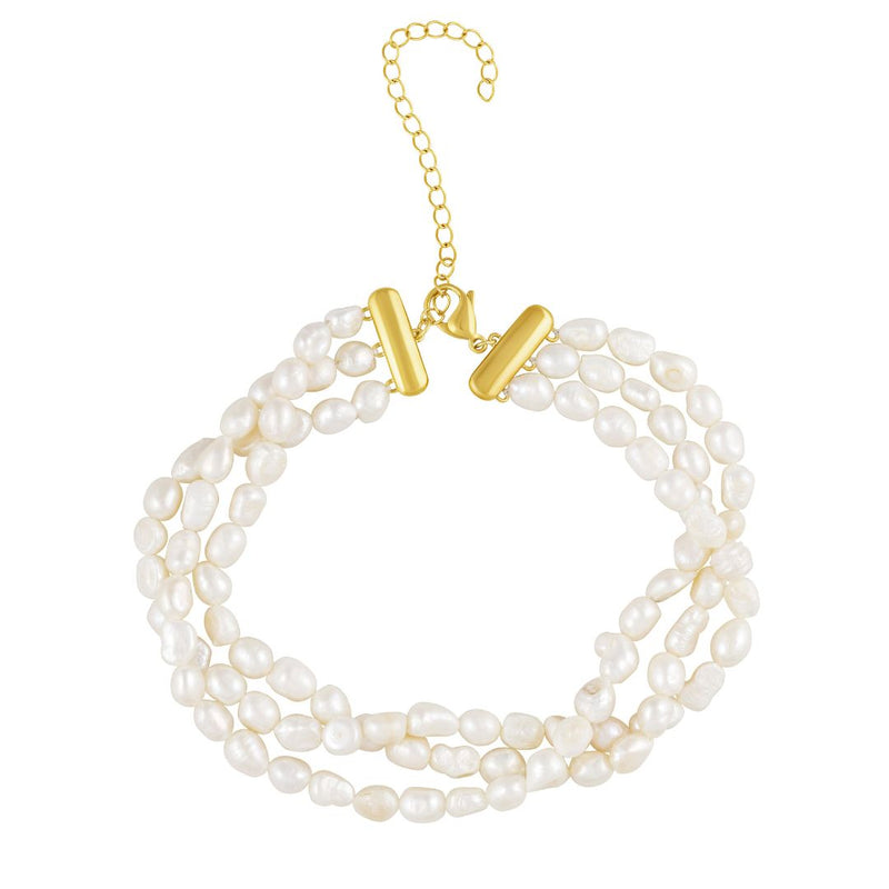 Madeline 3-Layered Pearl Choker