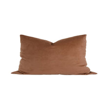 Copper Velvet Throw Pillow