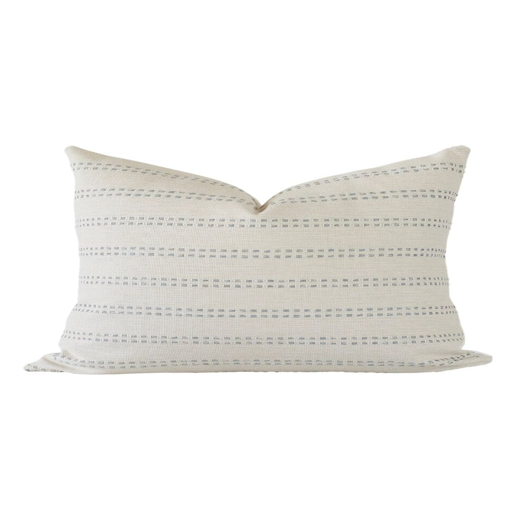 Tatum Blue Throw Pillow