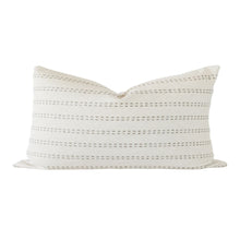 Tatum Stripe Grey Throw Pillow