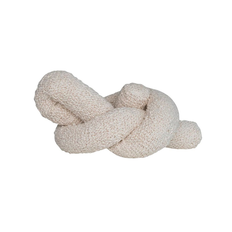 Cotton Bouclé Knot Pillow