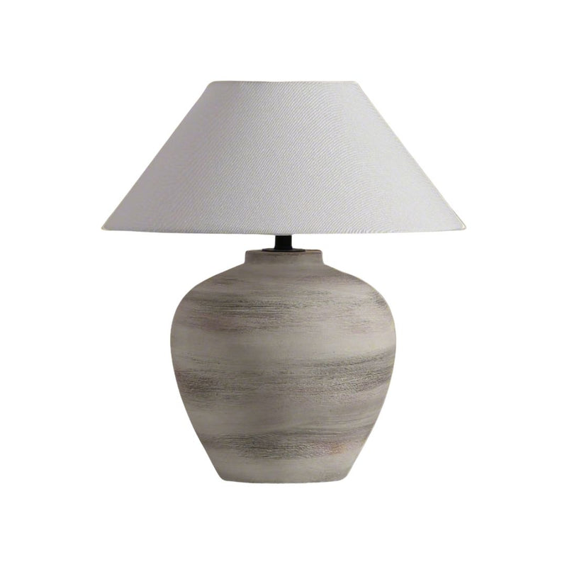 Solene Modern Table Lamp - Light Cream Neutral 16.5" H
