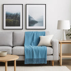 100% Cashmere Throw Blanket - 54"x60"