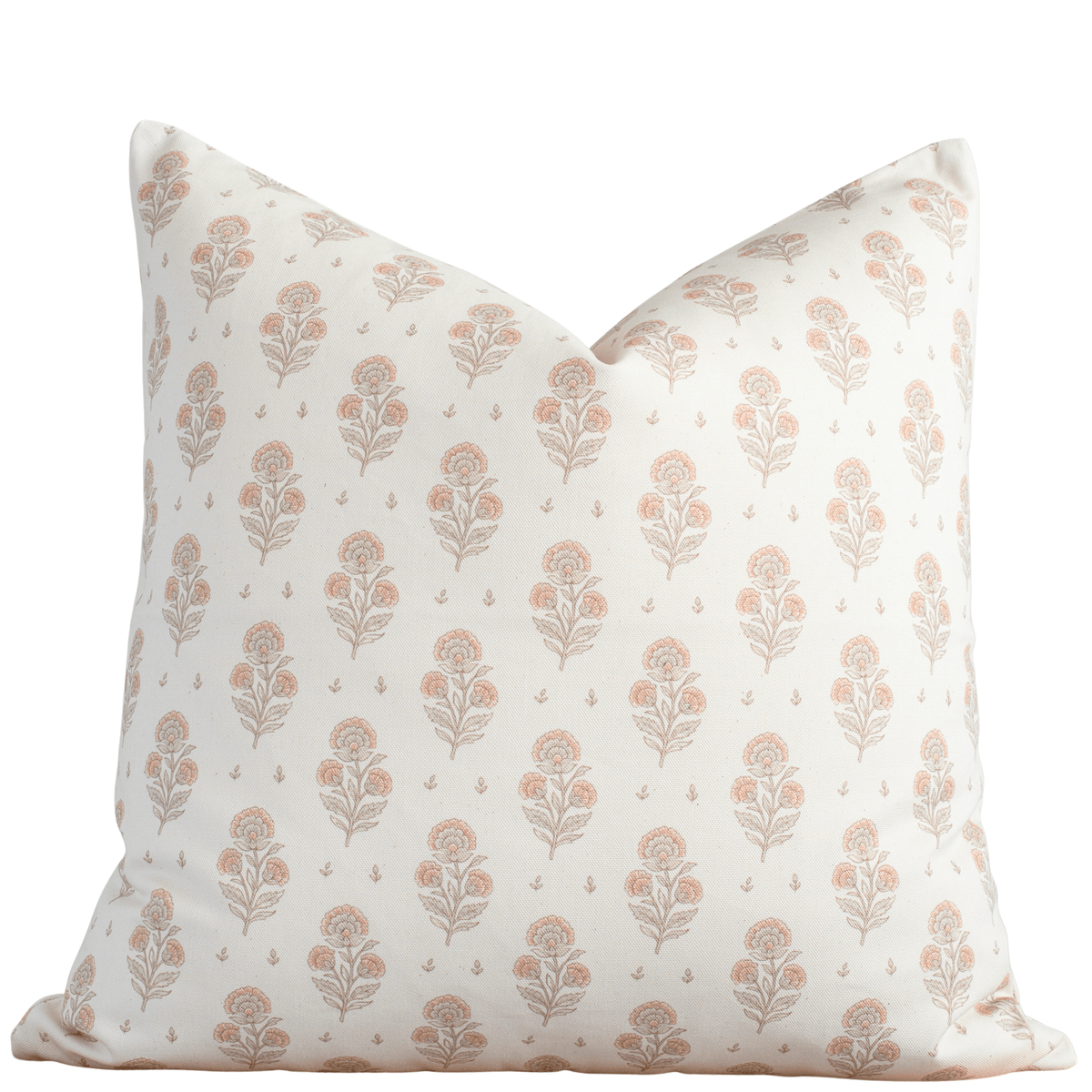 Anais peach floral pillow cover from the Sienna set
