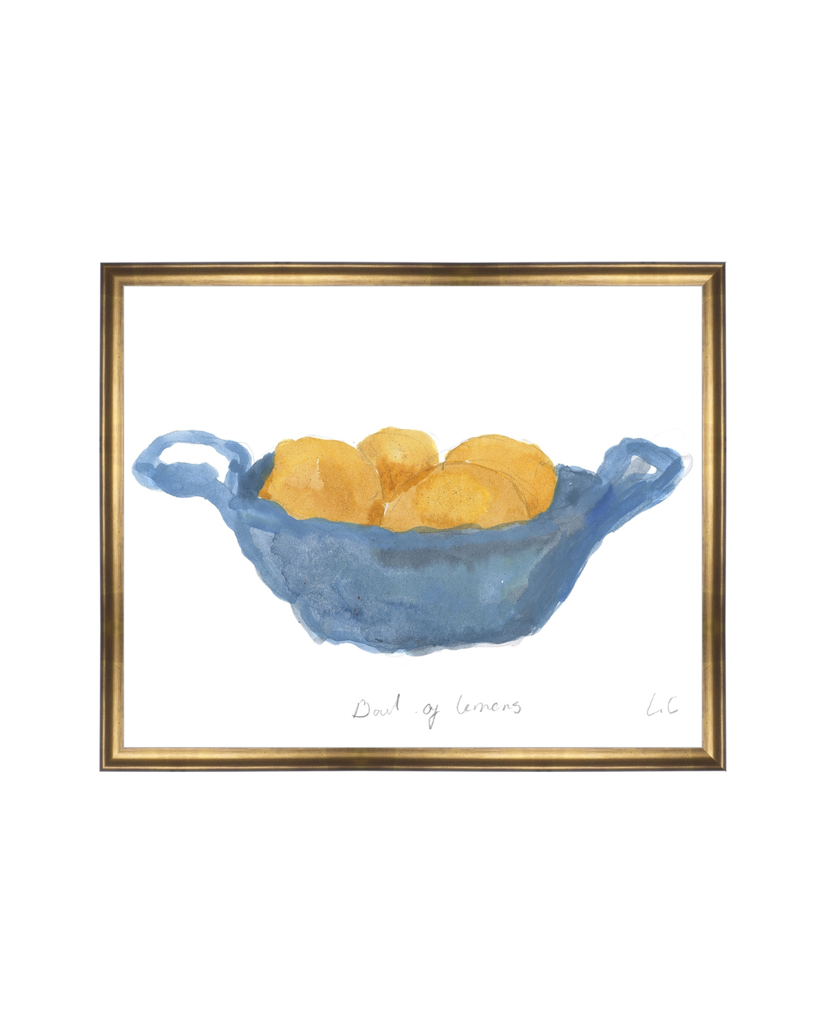 Bowl of Lemons still life art print, view 5