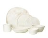 7 piece Ripple dinnerware set including plates, bowls, and Chemist Cup