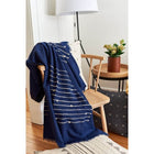 Rosewood Indigo merino wool handloom throw – One Affirmation